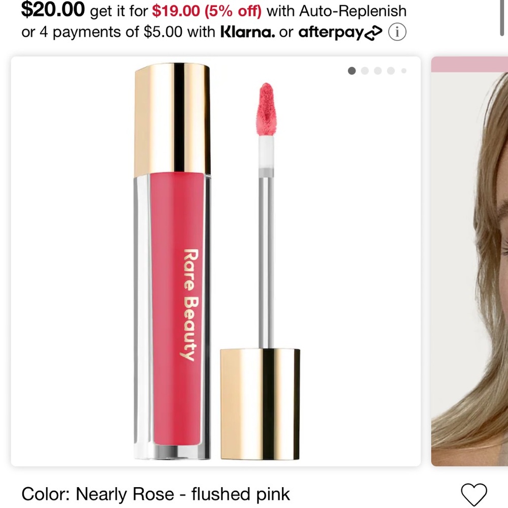 Nearly Rose Stay Vulnerable Glossy Lip Balm